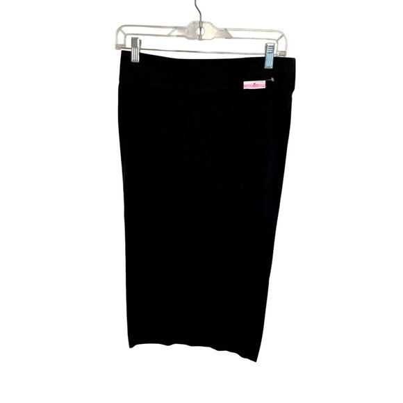 James Perse Black Rib Knit Midi Skirt NWT - Size L - Picture 6 of 9